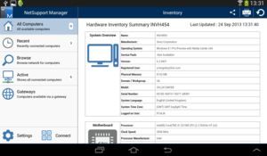 PC-Fernwartung Auditing und Status-Management