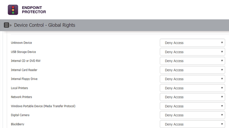 DLP Device Control mit Endpoint Protector