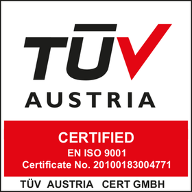 TÜV Logo für ISO 9001