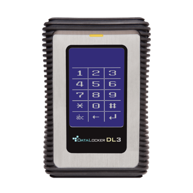 Hardwareverschlüsselte Festplatte Datalocker DL3 externe HDD/SSD