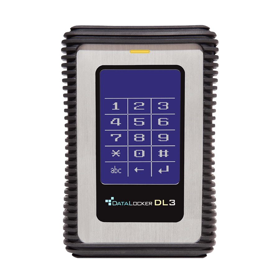 Hardwareverschlüsselte Festplatte Datalocker DL3 externe HDD/SSD