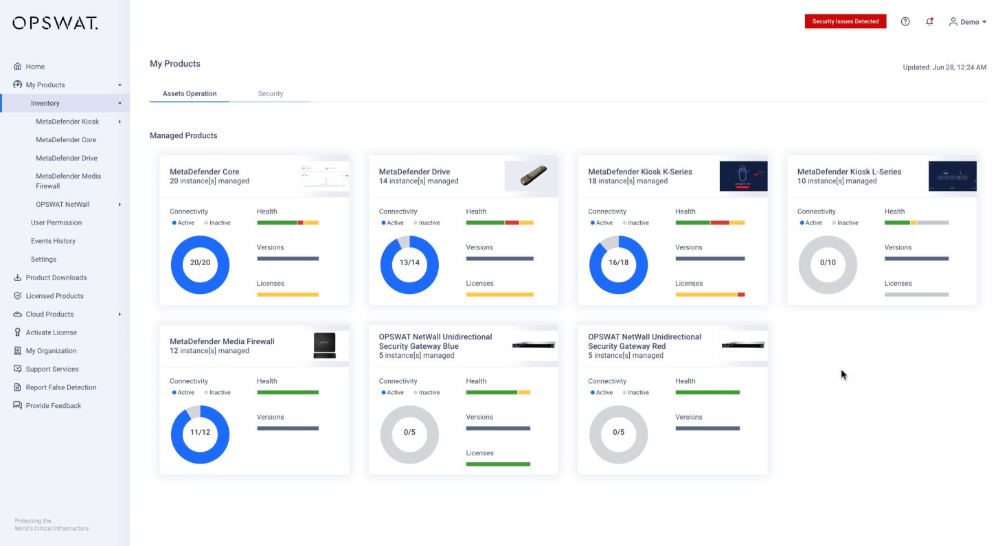 MetaDefender Central Management 