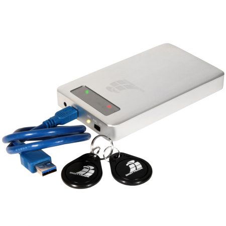 Digittrade RS256 RFID mit RFID Schlüssel und USB-Kabel