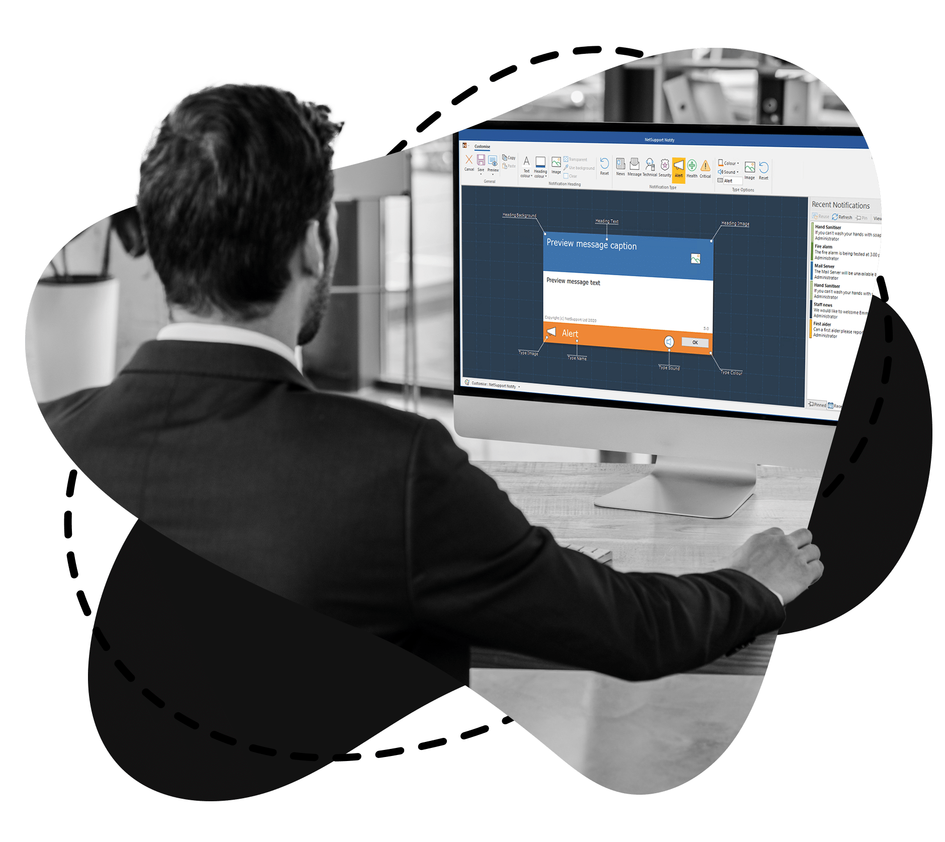 Alarmierung im CI der Organisation