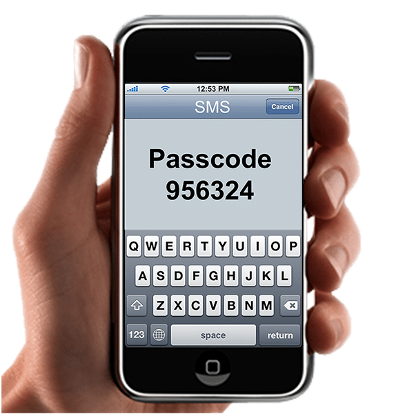 Securaccess otp als SMS Passcode